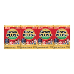 Sữa uống dinh dưỡng Nutifood GrowPLUS+ đỏ 4x110ml