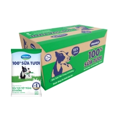 Sữa tươi tiệt trùng có đường Vinamilk 100% Sữa tươi