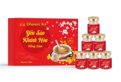 Yến Sào Khánh Hoà Glusure A+ Hồng Sâm