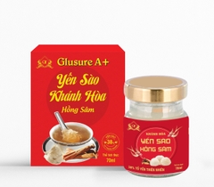 Yến Sào Khánh Hoà Glusure A+ G+Hồng Sâm
