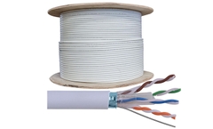 Cáp mạng cable AMP Commscope Cat 6A CS44Z1, Category 6A chống nhiễu, 4 pair, 23 AWG, 305M, Reel, White (884024508/10)