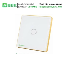 CÔNG TẮC WIFI HUNONIC HV 1 NÚT (Trắng) (HN01SVT)