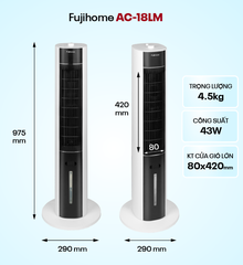 Quạt tháp hơi nước cao cấp Fujihome AC-18LM