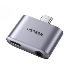Đầu chuyển USB Type C to 3.5mm + sạc PD 30W Ugreen 70311