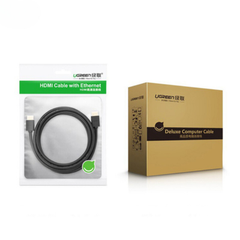 Cáp HDMI Ugreen 1 mét chính hãng hỗ trợ 3D, 4K*2K full HD 1080 UG-10106