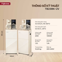 Cây Nước Bàn Trà Cao Cấp Fujihome TB238N-UV