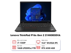 Laptop Lenovo ThinkPad P16s Gen 2 21HK003DVA 16GB 1TB i7-1360P