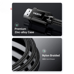 Cáp HDMI 2.1 hỗ trợ 8K/60Hz dài 1,5m chính hãng Ugreen 70320