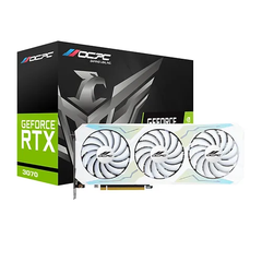 Card màn hình OCPC RTX 3070 XE 8GB GDDR6 (Màu trắng, 3 FAN)