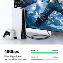 Cáp HDMI 2.1 hỗ trợ 8K/60Hz dài 3m chính hãng Ugreen 80602