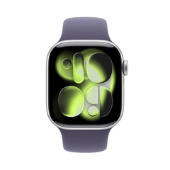 APPLE S11 46MM (ML) - KHUNG NHÔM BẠC & DÂY THỂ THAO TIM (SILVER / PURPLE FOG) (MEVA4SA/A)