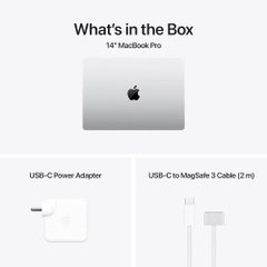 MacBook Pro 14.2" Apple M5 Chip (10C CPU / 10C GPU / 24GB / 512GB SSD /70W) Bạc (Z1KL0004U)