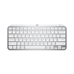 Bàn phím Không dây Logitech MX Keys Mini Pale Grey (USB/Bluetooth/xám trắng)