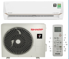 Điều hòa Sharp inverter 9000 BTU 1 chiều AH-X10CEWC Mới 2025