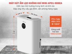 Máy Hút Ẩm Lọc Không Khí Mini Airplus AP01-908EA