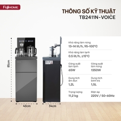 Cây nước bàn trà Fujihome TB2411N-VOICE