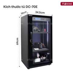 Tủ chống ẩm thế hệ mới Fujihome DC-70E