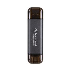 Ổ cứng SSD Box Transcend 256GB USB 10Gbps Type C/A (ESD310C) (BLACK)