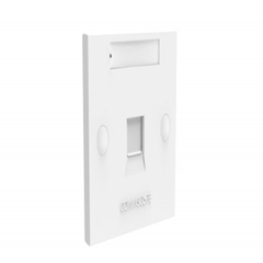 Mặt ổ cắm vuông, 1 cổng, SL, M Series, màu trắng, nắp sập (760249249)
