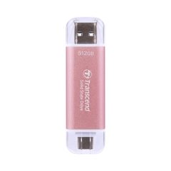 Ổ cứng SSD Box Transcend 1TB USB 10Gbps Type C/A (ESD310C) (PINK)