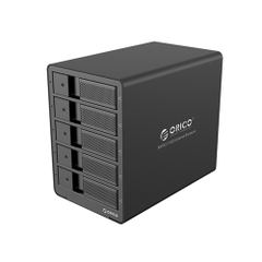 Hộp ổ cứng 3.5" 5 khe cắm SATA 3 USB 3.0 Type B - 9558U3-BK