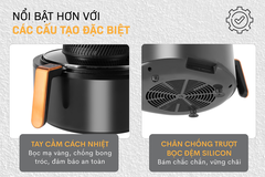 NỒI CHIÊN KHÔNG DẦU FUJIHOME AG6D 6LÍT