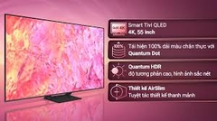 Smart Tivi QLED 4K 55 inch Samsung QA55Q60C [55Q60C] MỚI 2025