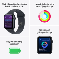 Apple Watch SE 3 (Thế hệ 3) 44mm (SM) - Màu Midnight (Đen) (MEHN4SA/A)