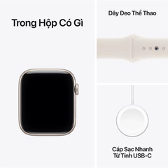 APPLE WATCH SE 3 40MM STARLIGHT (VỎ NHÔM - DÂY THỂ THAO) GPS TRẮNG (STARLIGHT) (MEH54SA/A)