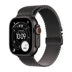 Apple Watch Ultra 3 GPS + Cellular 49mm Black Titanium Milanese Loop (Medium) MF1Q4SA/A – Đồng Hồ Thông Minh Cao Cấp Chính Hãng Apple