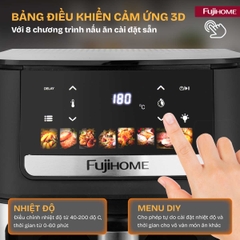 Nồi Chiên Không Dầu Fujihome DUALHEAT A9DH
