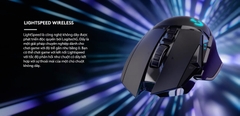 Chuột game Không dây Logitech G502 Hero Lightspeed (USB/RGB/Đen) 910-006182