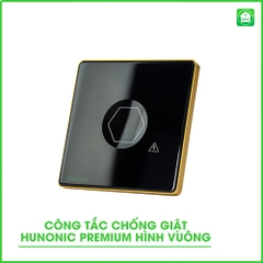 Công tắc cảm ứng BLE Hunonic Premium, HV, màu Đen (CSI Chống giật)