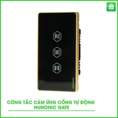 Công tắc cảm ứng cổng tự động WiFi Hunonic Gate (Đen) (HNSGATET)