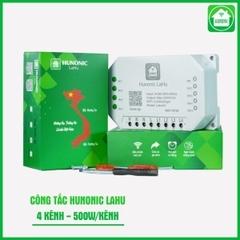 Công tắc Wifi Hunonic Lahu 4 kênh