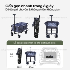 Xe kéo dã ngoại gấp gọn Fujihome CT-80