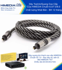 DÂY QUANG TOSLINK HIMEDIA HOME 7.0 DÀI 5M (TS705)