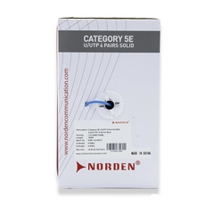 Dây cáp mạng Cat5e U/UTP 4 Pair NORDEN 112-40001104BL