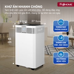 MÁY HÚT ẨM CÔNG SUẤT LỚN FUJIHOME DH60W-HEPA