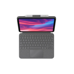 Bao da bàn phím Logitech Combo Touch For iPad 10th Gen – Xám (920-011434)