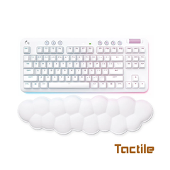 Bàn phím game không dây Logitech G715 TKL RGB Aurora Off White Tactile (920-010467)
