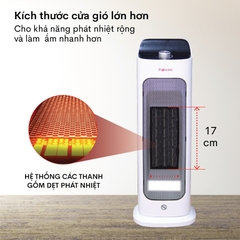 Quạt sưởi gốm để bàn FUJIHOME FH1000
