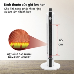 Quạt sưởi gốm Ceramic để sàn FUJIHOME FH2000M