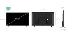 Smart Google TiVi 32 inch Coocaa 32Z73