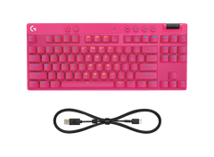 Bàn phím Logitech PRO X TKL RAPID (Hồng) (920-013254)