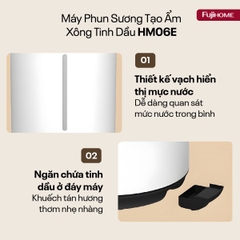 Máy Phun Sương Tạo Ẩm Xông Tinh Dầu Fujihome HM06E