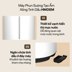 Máy Phun Sương Tạo Ẩm Xông Tinh Dầu Fujihome HM06M