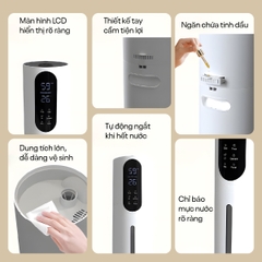 Máy Tạo Ẩm, Xông Tinh Dầu, Khử Khuẩn UV Điều Khiển WiFi Fujihome HM10UV-WIFI