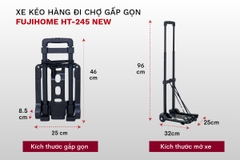 Xe kéo, đẩy hàng đi chợ Fujihome HT-245 New