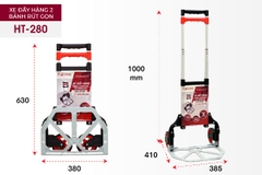 Xe đẩy hàng 2 bánh rút gọn FUJIHOME HT-280